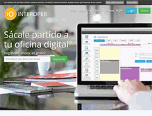 Tablet Screenshot of interoper.com